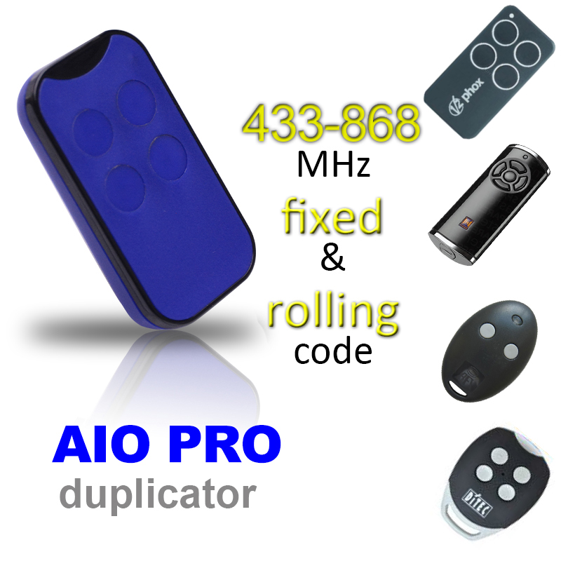 AIO PRO garage door remote control duplicator